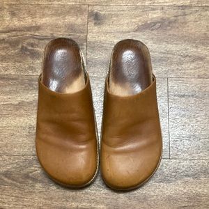 Madewell Tan Layne Mule Slip On Shoes size 8